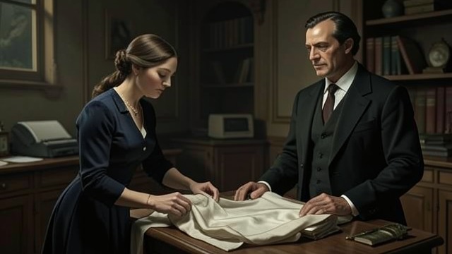 A Refined Visitor Imagined from "The Government Inspector". Preparing for Recognition Appearance becomes strategy Anna plans clothes and room arrangements for a supposedly high-ranking visitor.