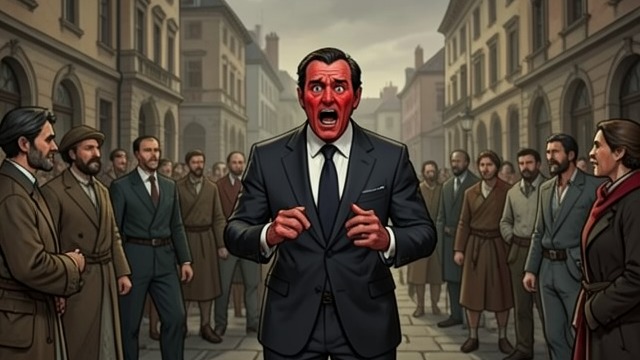 A Public Humiliation from "The Government Inspector". The Mayor Sees Himself Confidence collapses The letter calls the Mayor stupid and reveals Khlestakov's amusement at the household.