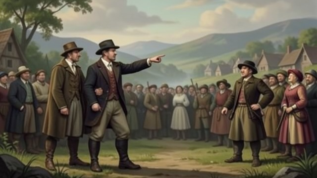 The Inn Story Spreads from "The Government Inspector". Rumor Becomes Certainty Details made ominous The two landowners report a young traveler who has stayed without paying.