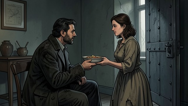 A Servant's Extra Reward from "The Government Inspector". Osip Becomes an Adviser The household seeks intelligence The Mayor's family questions Osip about his master and offers him money and food.