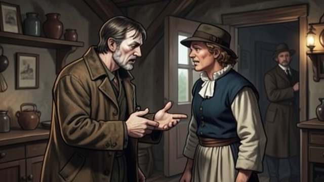 Stranded at the Inn from "The Government Inspector". A Traveler Without Funds The servant sees the truth Osip complains that his master has spent his money gambling and showing off.