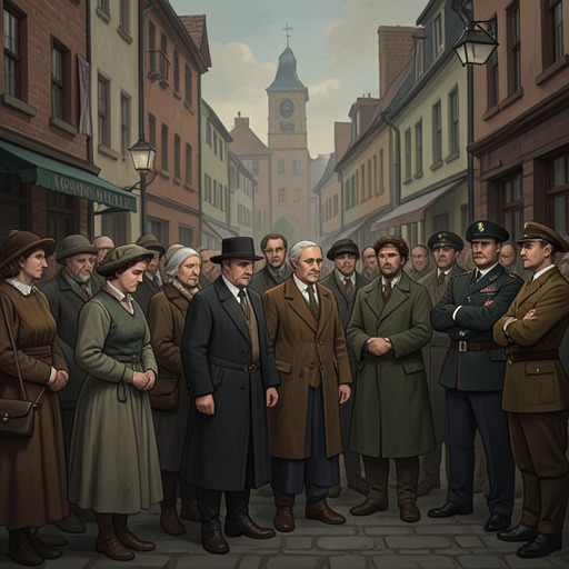 The Audience as an Accidental Accomplice from "The Government Inspector". This thread traces how spectators in the play's town enable its officials through deference, rumor, and the pursuit of favors.