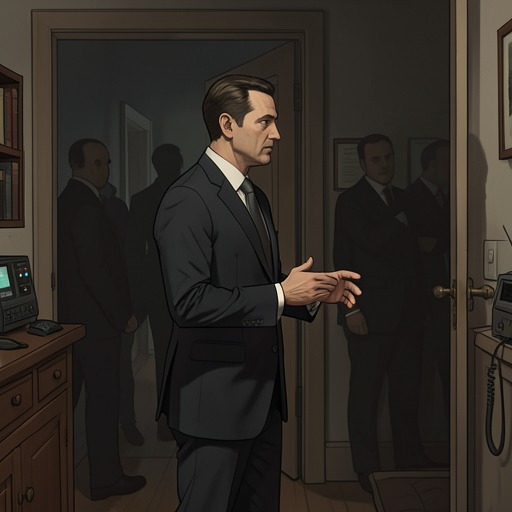 The School Inspector's Timidity from "The Government Inspector". This thread follows Luka Khlopov's fear of superior authority, which overwhelms his professional concerns and culminates in payment.