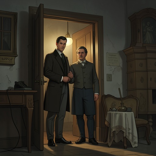 Khlestakov and Osip from "The Government Inspector". This thread follows the unequal but practical bond between a vain master and the servant who understands consequences better than he does.