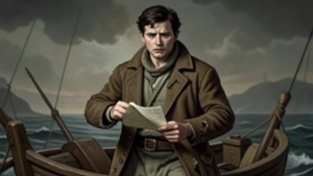 A Stranger’s Trust from "Hans Brinker, or The Silver Skates". A Stranger’s Trust A desperate traveler Before dawn, a frightened young man asks Raff Brinker to ferry him along the water.
