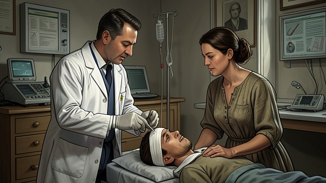 The Operation Accepted from "Hans Brinker, or The Silver Skates". The Operation Accepted A medical risk Dr. Boekman diagnoses pressure on Raff’s brain and explains the proposed operation.