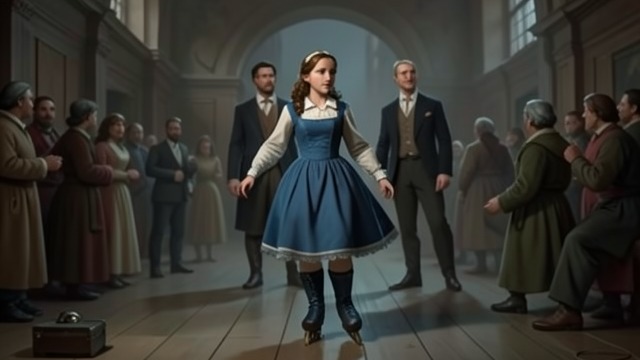 A Victory for Both from "Hans Brinker, or The Silver Skates". A Victory for Both Gretel’s triumph Gretel wins the silver skates after Hans has encouraged her from the beginning.