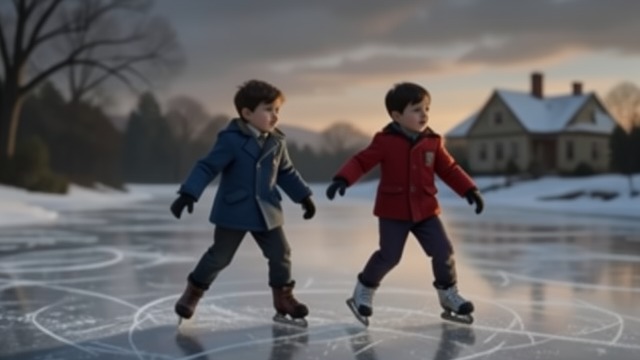 The Homeward Race from "Hans Brinker, or The Silver Skates". The Homeward Race A journey’s return After visiting The Hague and spending several days with Peter’s sister, the boys begin skating home.