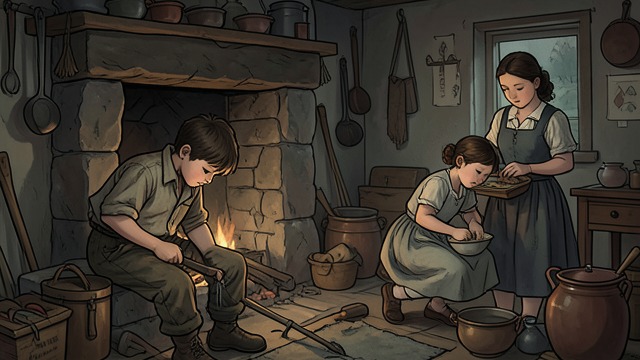 A Childhood Reassigned from "Hans Brinker, or The Silver Skates". A Childhood Reassigned Adult responsibilities Hans Brinker works and studies while helping support the household.