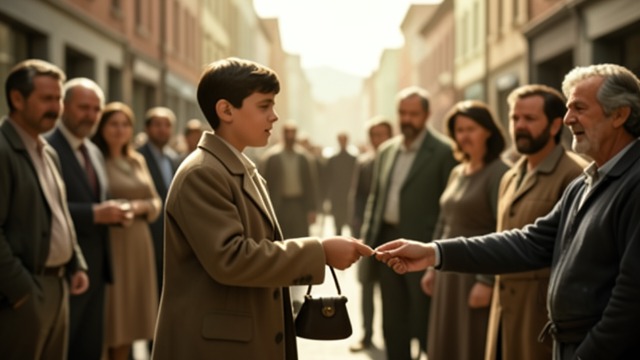 The Purse Returned from "Hans Brinker, or The Silver Skates". The Purse Returned Honesty tested Hans finds Peter’s missing purse and returns it without taking the offered money.