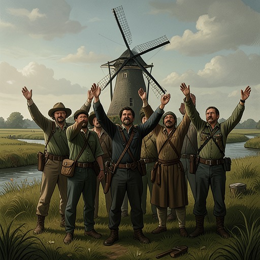 Dutch Identity Through Resistance from "Hans Brinker, or The Silver Skates". This flow connects the story’s national history of resistance with its portrait of collective courage and responsibility.