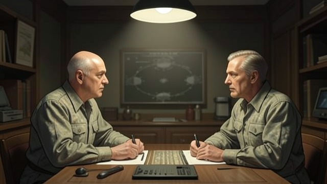 Four Minutes of Seeing from "The Sun is Also a Star". Attention Becomes Intimacy Faces Observed They complete the study’s four-minute eye-contact exercise, noticing each other while recalling the day.