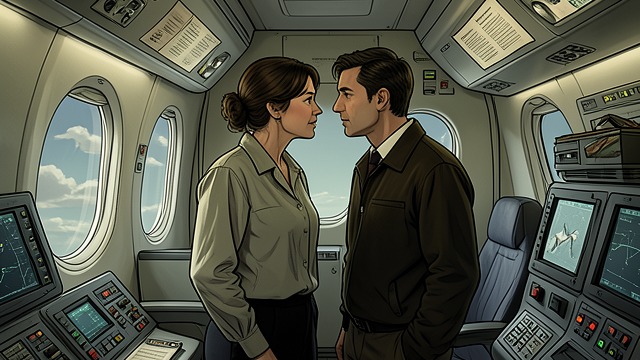 A Plane Changes the Future from "The Sun is Also a Star". The Journey Returns Unexpected Recognition Natasha and Daniel encounter Irene again on a plane, where memory reconnects their separate lives.