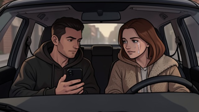 Promises in the Cab from "The Sun is Also a Star". A Future Promised Plans Spoken Daniel and Natasha imagine calls, messages, and visits despite knowing that distance will be difficult.