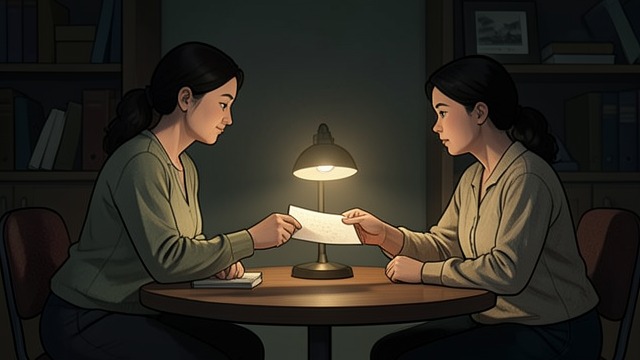 A Message That Saves from "The Sun is Also a Star". Hope Moves Between People A Simple Thank-You Natasha thanks Irene without knowing about Irene’s suicide plan.