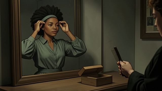 Natural Hair and Judgment from "The Sun is Also a Star". Natasha Chooses Her Hair An Afro Worn by Choice Natasha wears her hair naturally despite Patricia’s worry that it will be judged unprofessional or militant.