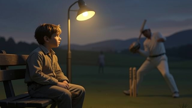 The Heroic Father from "The Sun is Also a Star". A Child’s Devotion Shared Rituals Natasha watches cricket with Samuel and listens as he rehearses and imagines a future as a famous actor.
