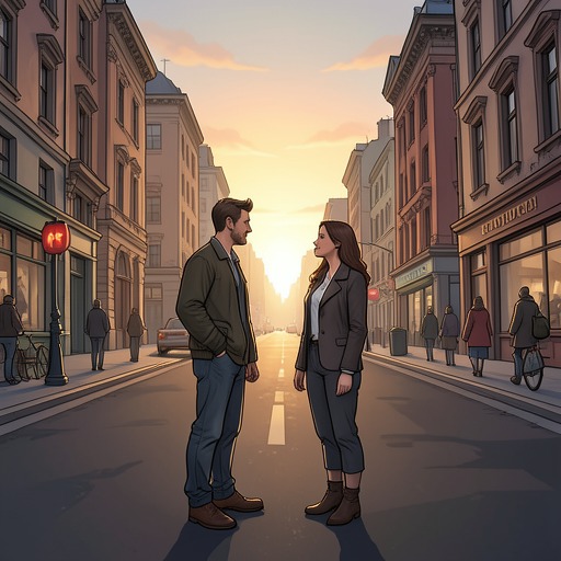 A Day That Reorders Two Lives from "The Sun is Also a Star". A single day of chance encounters brings Natasha and Daniel together, forces choices about their futures, and ends with separation.