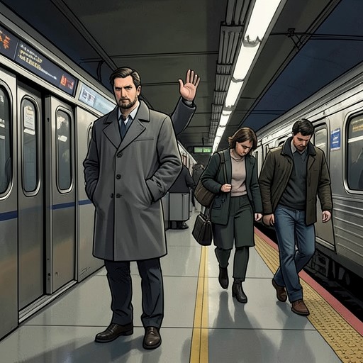 The Conductor’s New Faith from "The Sun is Also a Star". A divorced subway conductor seeks certainty through evangelical belief, briefly interrupting Natasha and Daniel’s day with a message about purpose and…