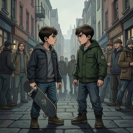The Bae Brothers’ Rivalry from "The Sun is Also a Star". Daniel’s relationship with Charlie evolves from childhood rejection and adult bullying toward a first act of resistance and an unexpected brotherly kindness.