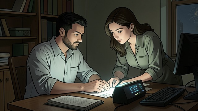 An Illegal Shortcut from "The Robot Who Looked Like Me". A Promise of Better Information A friend’s suggestion Ungerfjord tells Honorious about a clandestine service that helped him find his wife.