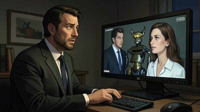 The Watching Lover from "The Robot Who Looked Like Me". Intimacy at a Distance Borrowed experiences Charles watches the robot court Elaine and considers its experiences his own.