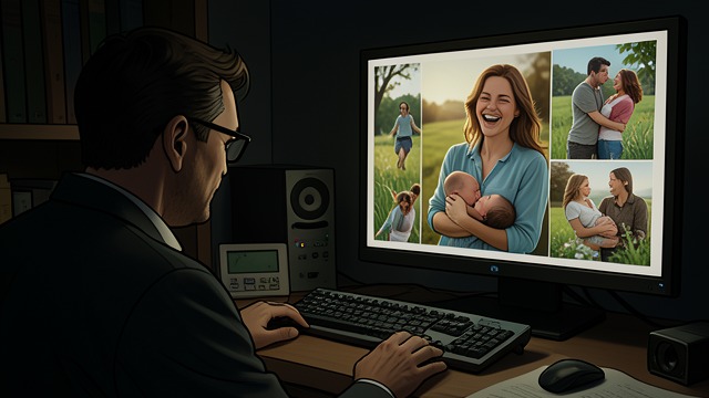 The Last Candidate from "The Robot Who Looked Like Me". A Future That Feels Different A final vision Honorious previews the future with candidate 6903, seeing travel, laughter, a shared home, and a baby.