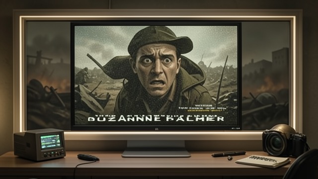 A Distant War Becomes Immediate from "The Robot Who Looked Like Me". The Scale of Threat News without clarity The bulletin arrives distorted and frightened, but its emotional force is unmistakable.