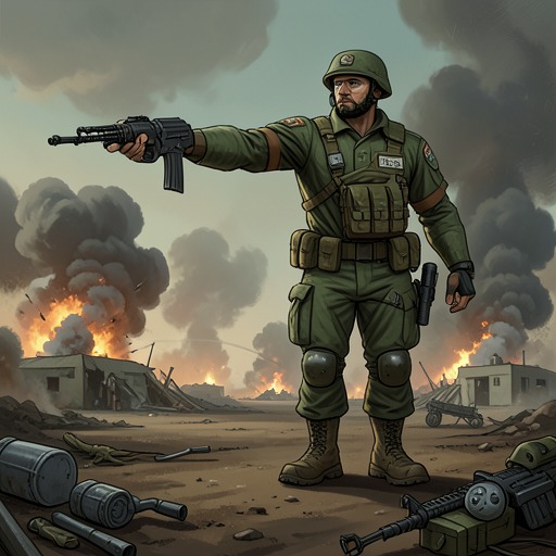 The Limits of Human Defense from "The Robot Who Looked Like Me". This thematic thread examines how military certainty, divine appeal, and historical identity falter as the Megenth attack destroys an outpost.