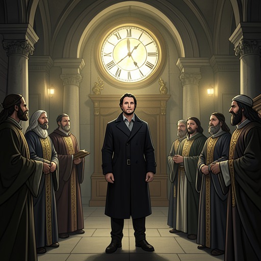 The Emperor’s Rise and Return from "The Robot Who Looked Like Me". This thread follows Mingus from future ruler to resistance infiltrator and shows how time travel destabilizes the identity of the emperor.