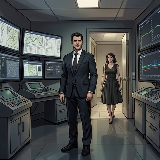 Control Versus Uncertainty from "The Robot Who Looked Like Me". This thread reframes the courtship plot as an escalating conflict between engineered certainty and the independent choices of living beings.