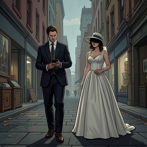 A Double Life by Design from "The Robot Who Looked Like Me". This thread follows Charles’s attempt to outsource courtship and the unexpected consequences of treating an intimate life as a scheduling problem.