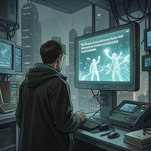 The Desire for More from "The Robot Who Looked Like Me". This thematic thread traces how End City converts scarcity, pleasure, and hope into an endless waiting condition.
