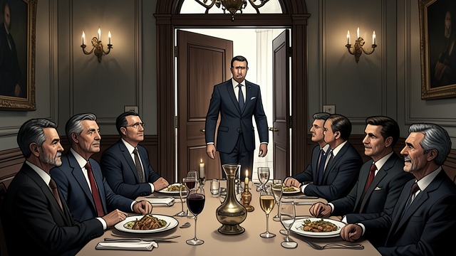 An Invitation After Success from "Martin Eden". The Door Reopens Social welcome arrives late Mr. Morse and other members of the social circle again invite Martin to dinner after his literary success.