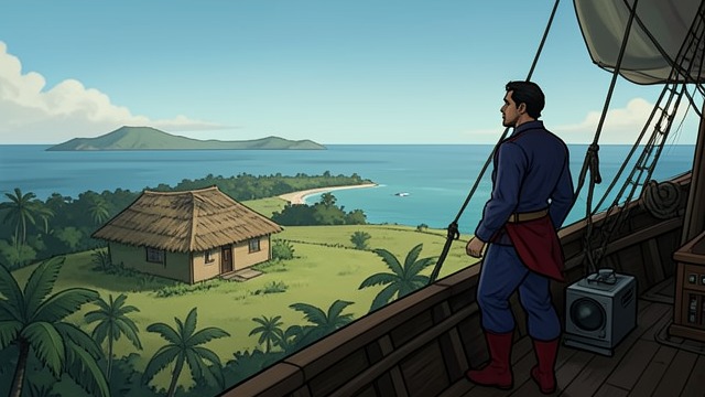 The Islands as Imagined Home from "Martin Eden". A Home Beyond Society A Pacific refuge Martin imagines a valley, bay, and grass house in the Marquesas Islands, where he can trade and live beyond literary and…