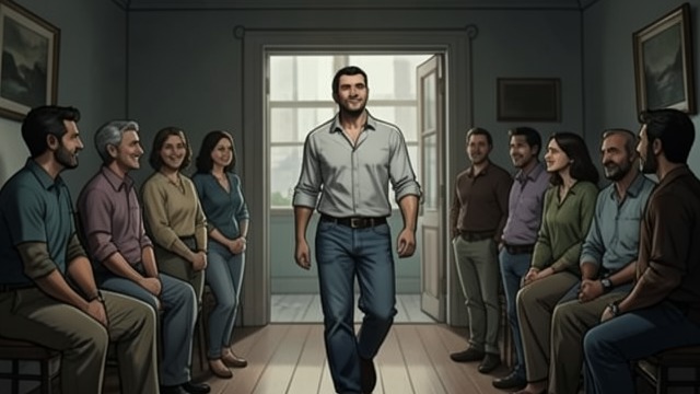 The Old Crowd Revisited from "Martin Eden". A Return That Does Not Restore Familiar welcome Martin is greeted warmly by old companions who value him without reference to books or literary reputation.