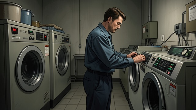The Laundryman from "Martin Eden". Skill and Speed Joe’s expertise Joe Dawson runs the laundry with intense knowledge of its machinery and rhythms.
