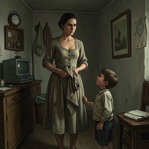 Maria’s Rise from Poverty from "Martin Eden". This thread follows Maria from precarious domestic labor to ownership and economic independence through Martin’s financial assistance.