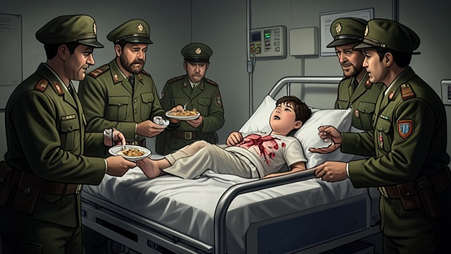 Taken In by the Regiment from "The Painted Bird". Taken In by the Regiment Care After Injury After the arrival of the Red Army, the boy is hospitalized with a broken chest injury.