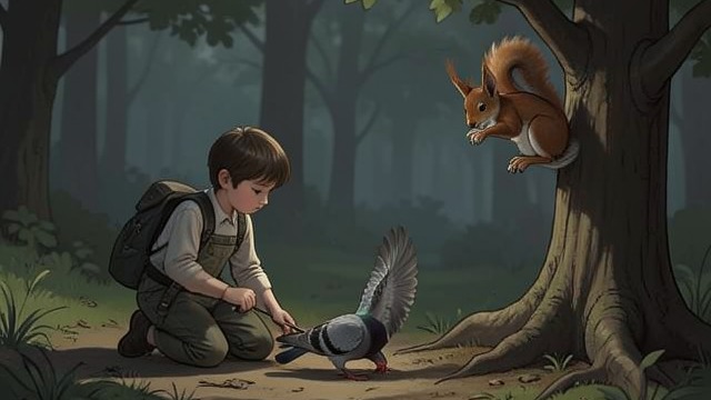 A Child’s Imagined Nature from "The Painted Bird". Imagination as First Shelter Animals as Companions The boy remembers the picture-book stories of his childhood and imagines the farmyard animals as social…