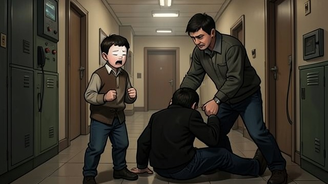 Help in the Corridor from "The Painted Bird". Help in the Corridor An Unexpected Intervention When a boy is beating the narrator in a corridor, the Silent One intervenes and knocks the attacker down.