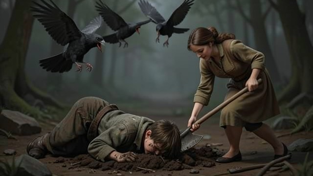 A Body Turned into a Bird from "The Painted Bird". Survival Through Transformation Buried Against Illness When the boy falls sick during the plague, Olga buries him up to his neck in cold earth.