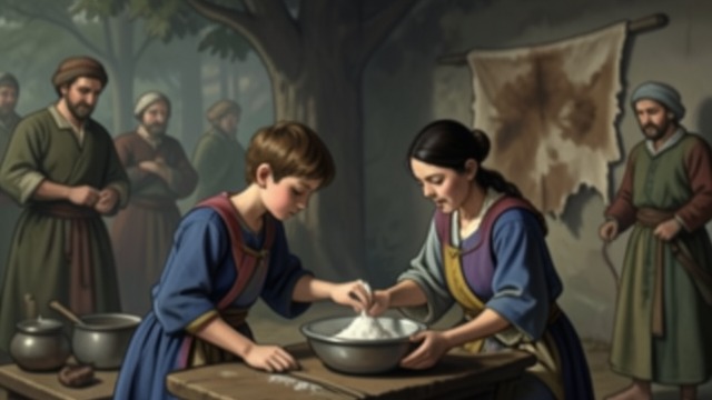 Bought by Olga from "The Painted Bird". Bought by Olga A New Household After villagers assault and exhibit the boy, Olga the Wise One examines him and bargains with the peasant holding him.