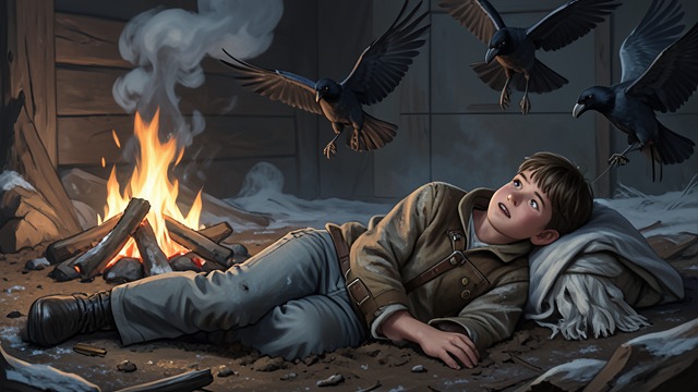 Buried Against the Plague from "The Painted Bird". Buried Against the Plague A cure fails When warmer weather brings a deadly plague, Olga and The boy go from hut to hut trying to treat the sick.