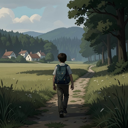 The Boy’s Passage from Abandonment to Reunion from "The Painted Bird". This thread follows The boy from a child sent away for safety through repeated persecution, wartime attachments, and a hard-won return to his birth parents.