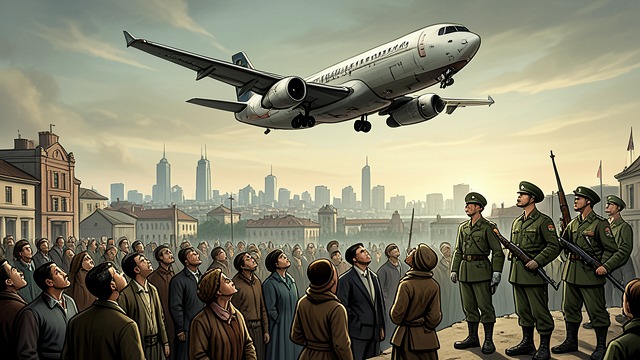 冷战逐渐成形,《杜鲁门》中的场景。柏林与空运 封锁 苏联的封锁威胁到柏林西部各区。杜鲁门拒绝诉诸武力对抗,选择通过空运向这座城市运送物资。 结果 空运维持了当地居民的生活,也表明美国将继续留在柏林,同时避免挑起战争。