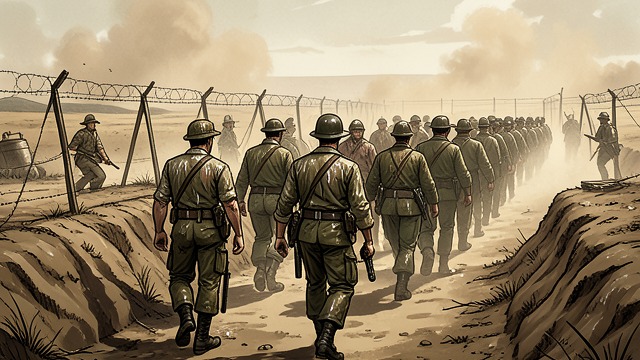 The Pusan Perimeter from "Truman". The Pusan Perimeter Retreat Outnumbered American and South Korean troops fell back through intense heat, disease, and heavy fighting.