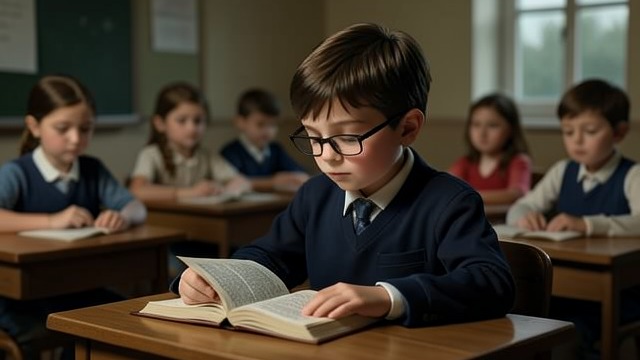Shy and Watchful Boy from "Truman". Shy and Watchful Boy Early Temperament Poor eyesight and a solitary temperament made Truman cautious among other children.