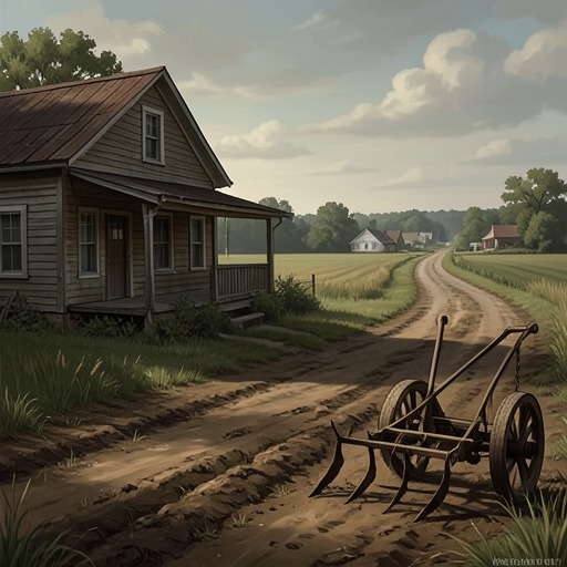 From Blue River Frontier to Presidency from "Truman". This flow traces Harry S. Truman’s passage from a Missouri farm household through war, politics, and the presidency.