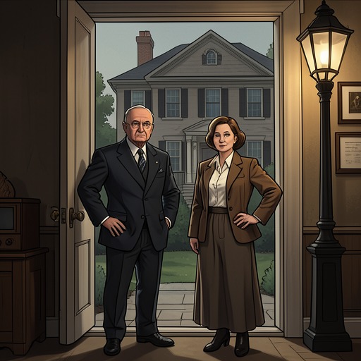 The Father-Daughter Partnership from "Truman". This flow traces Truman’s close relationship with Margaret and the tension between public duty and her independence.
